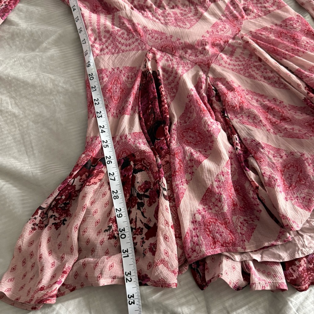 Free People Seven Wonders Mini Dress Sz M NWT - Picture 7 of 9
